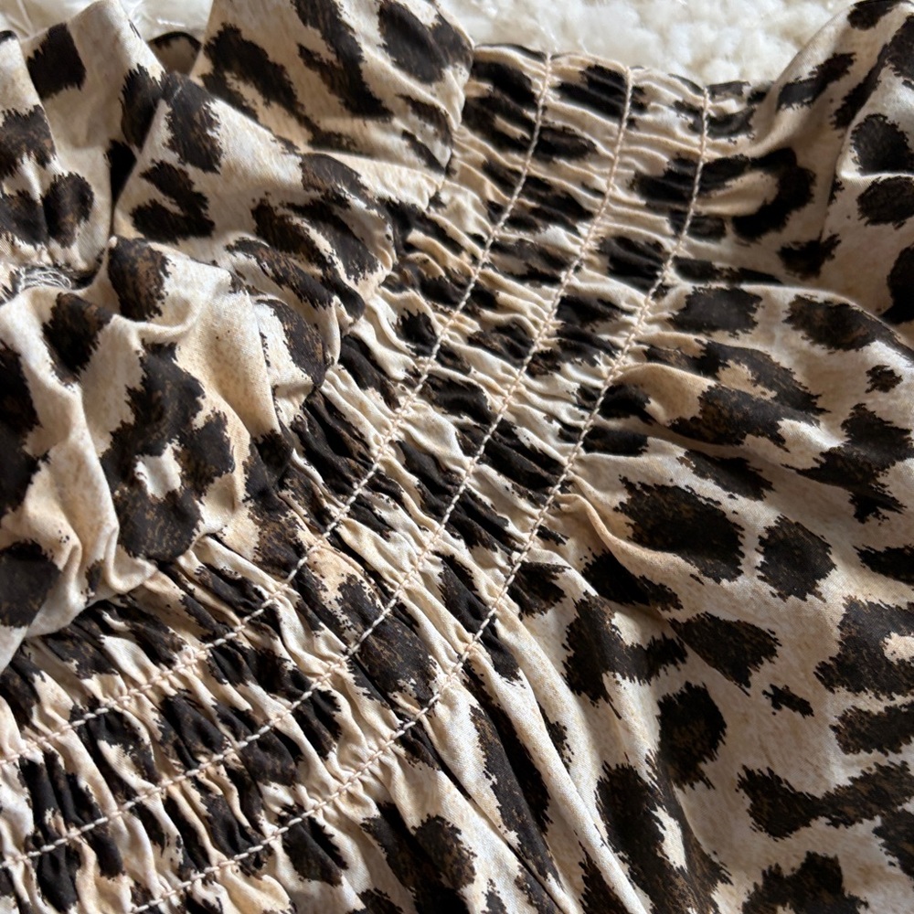 J.Crew Leopard Print Dress EUC size S - Picture 9 of 10